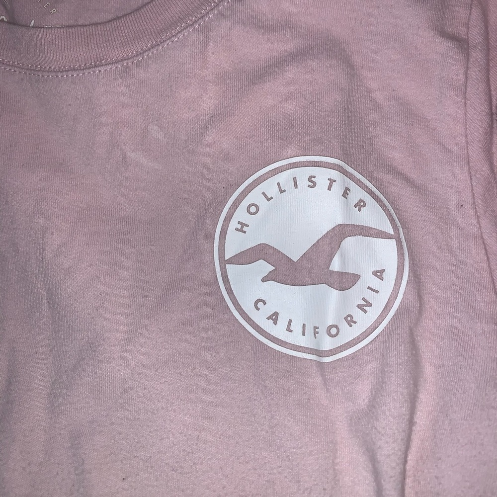Pink and white ombré Hollister longsleeve